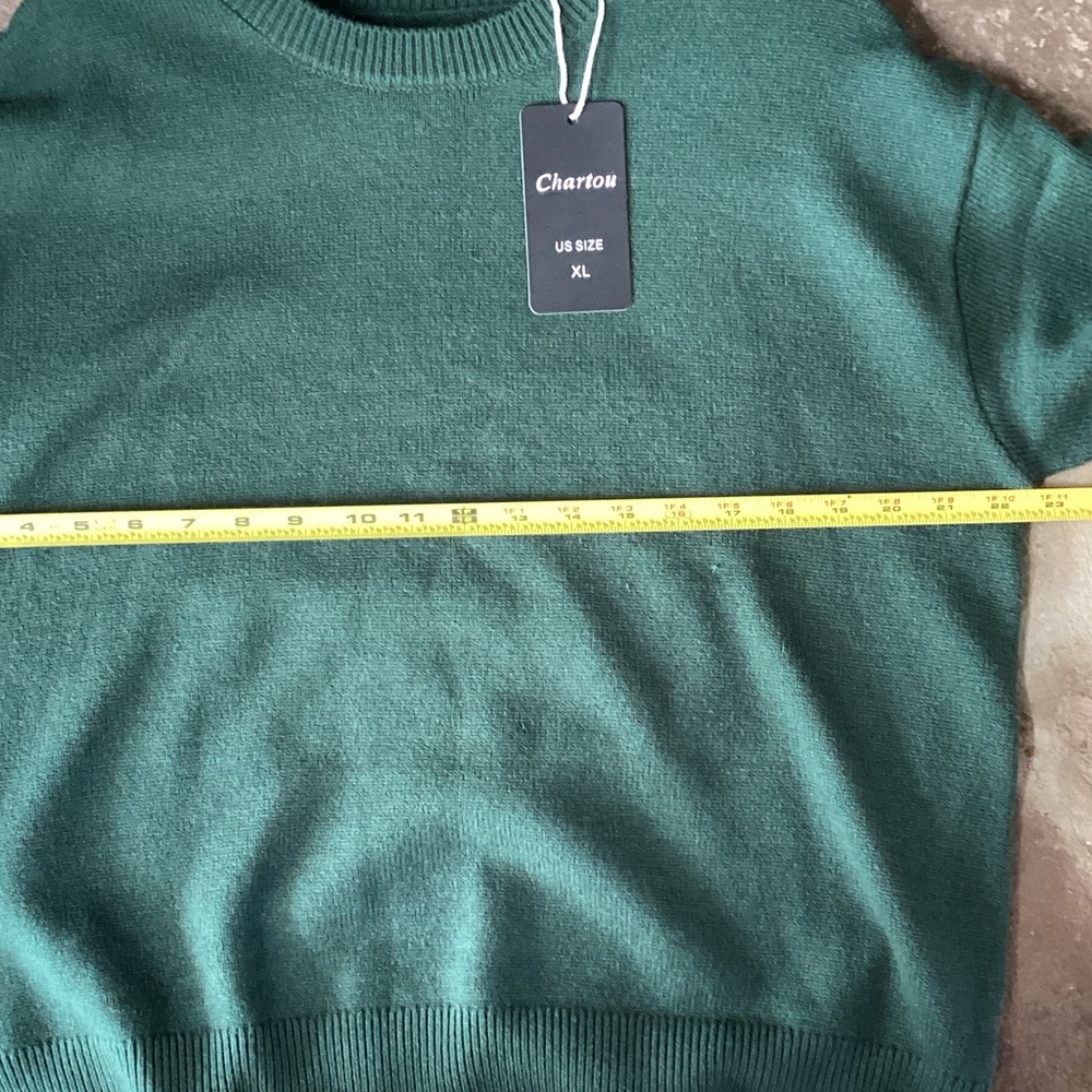 Forest Green cozy sweater skirt set XL - Picture 4 of 8